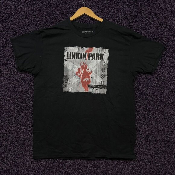Linkin Park Hybrid Theory Album Art Nu Metal Band T-Shirt L - Picture 1 of 4